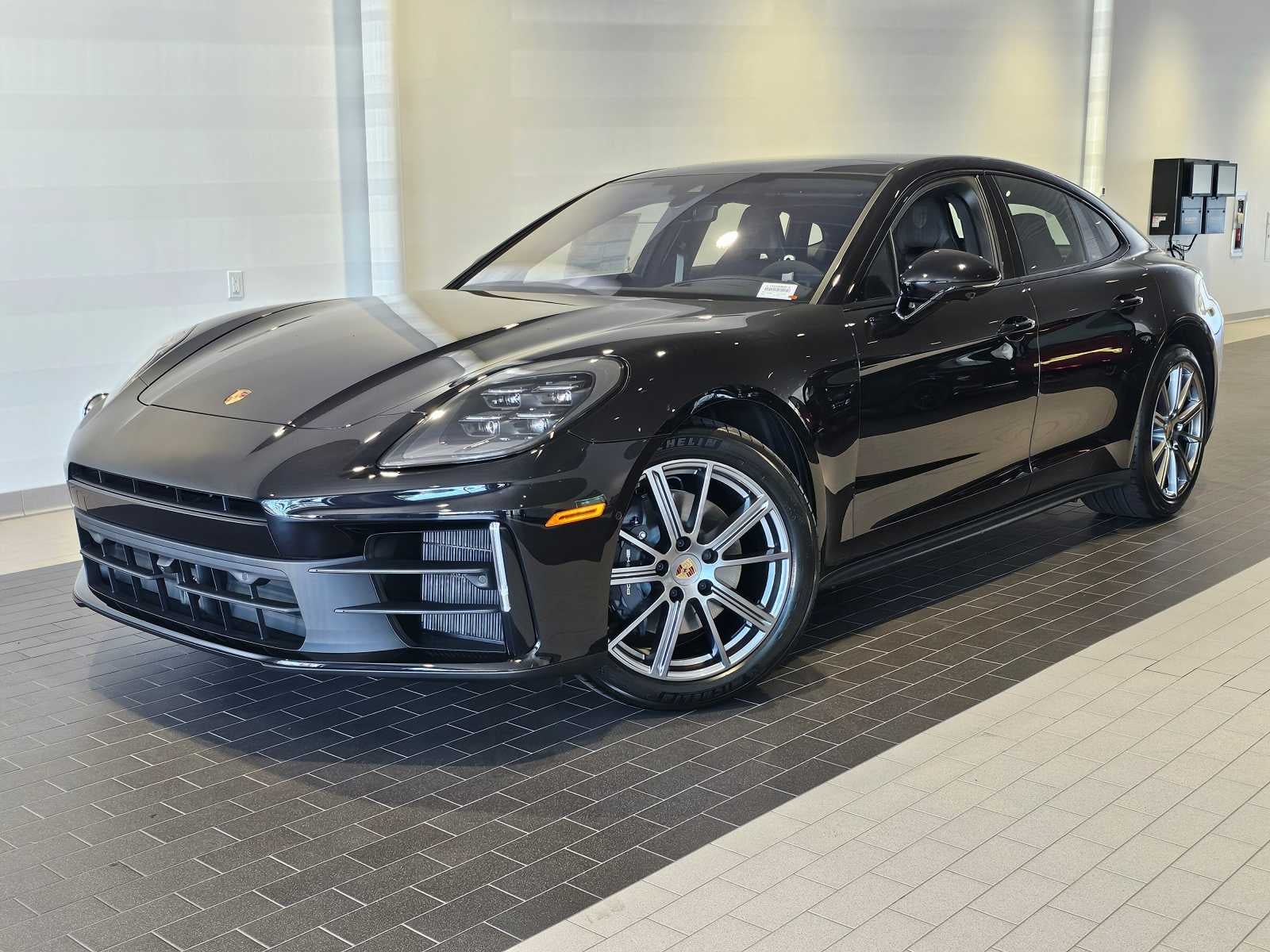 2024 Porsche Panamera Panamera 4 (MY24) in Black — front three-quarter view