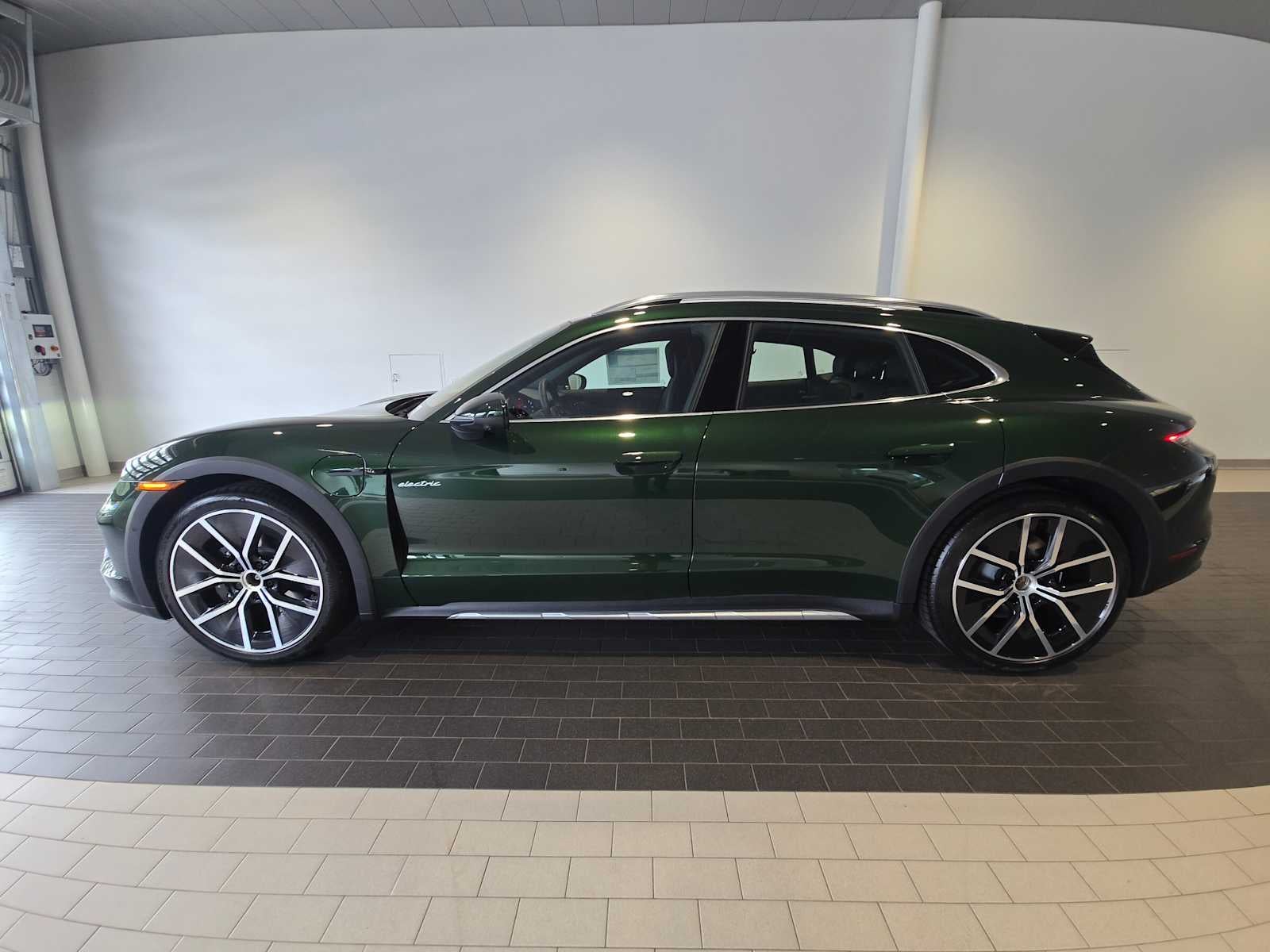 2026 Porsche Taycan — side profile view