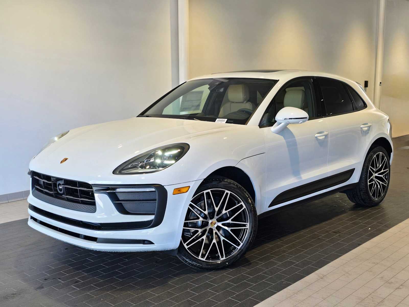 2026 Porsche Macan Macan in White — front three-quarter view