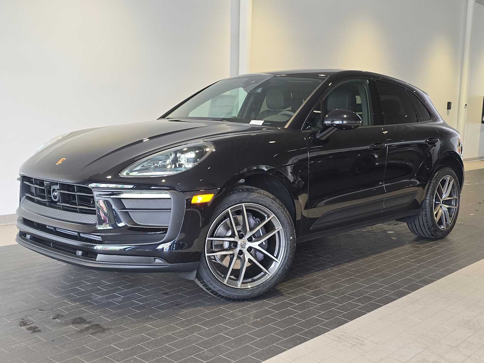 2026 Porsche Macan Macan in Jet Black Metallic — front three-quarter view