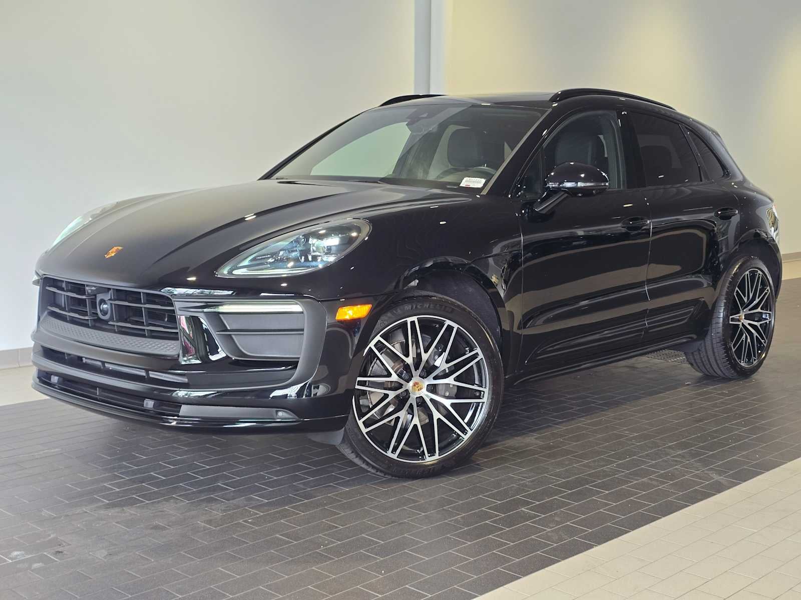 2025 Porsche Macan Macan in Black — front three-quarter view