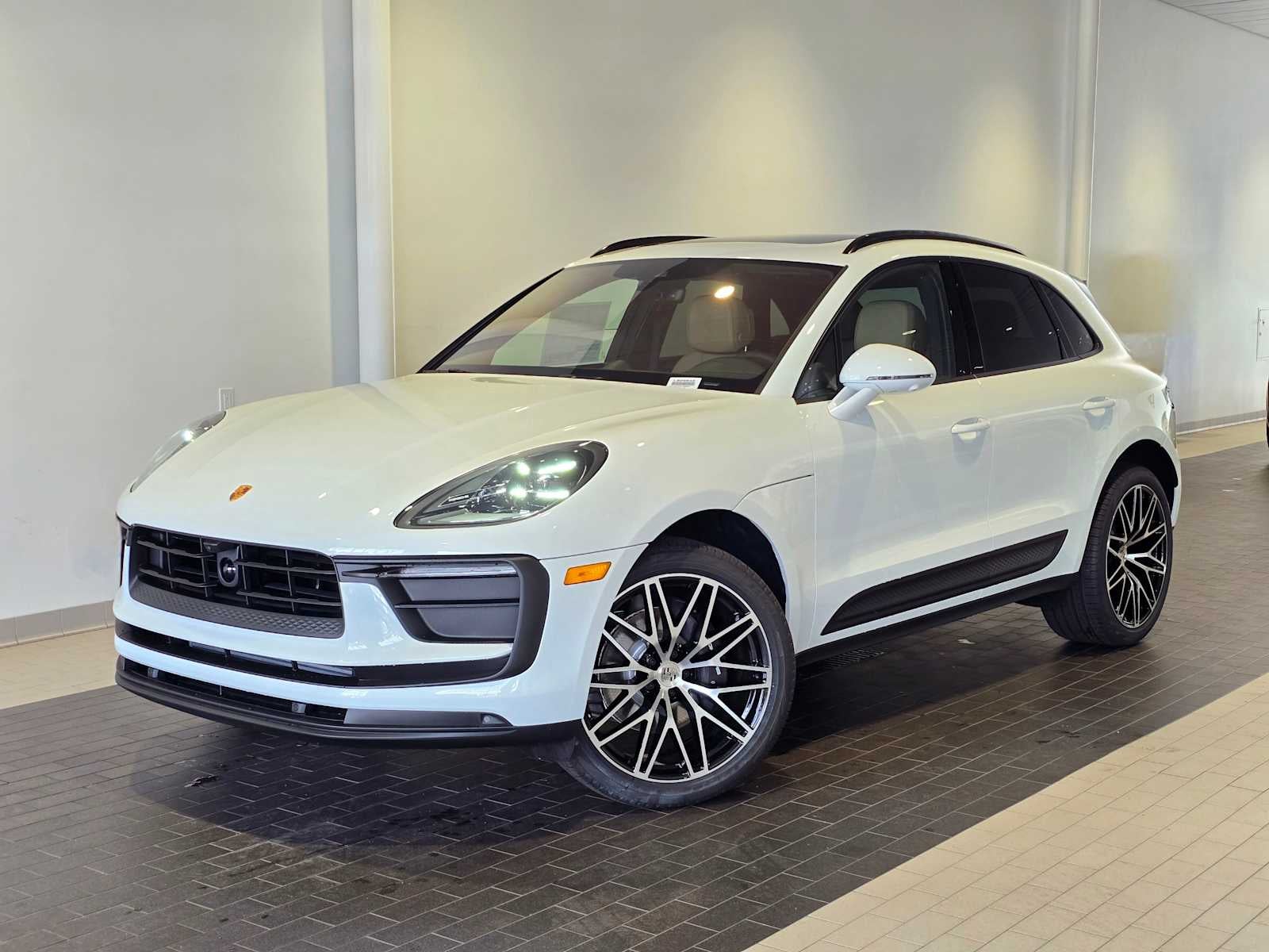 2026 Porsche Macan Macan in White — front three-quarter view
