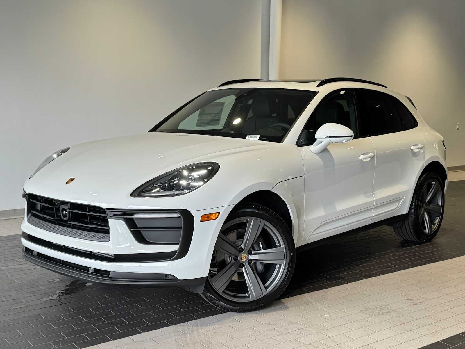 2026 Porsche Macan Macan in White — front three-quarter view