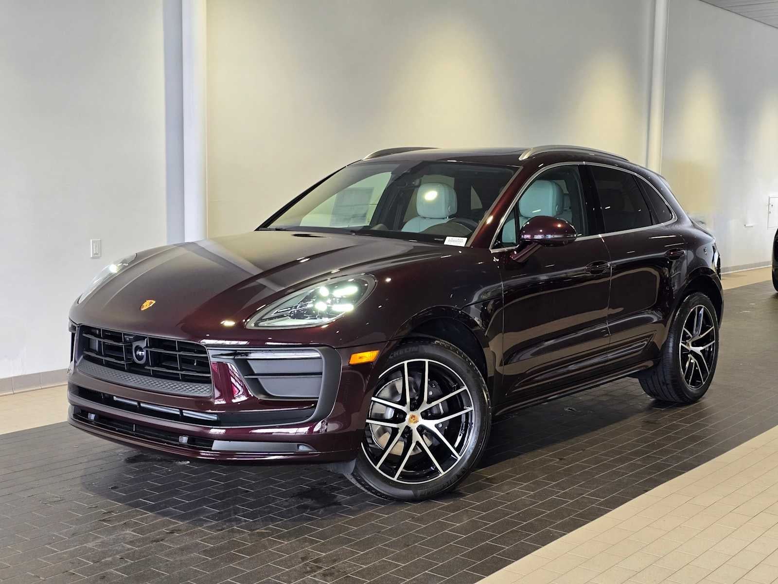 2026 Porsche Macan Macan in Copper Ruby Metallic — front three-quarter view