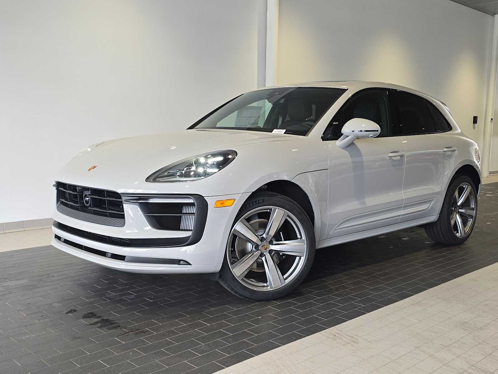 2026 Porsche Macan Macan S in Chalk — front three-quarter view