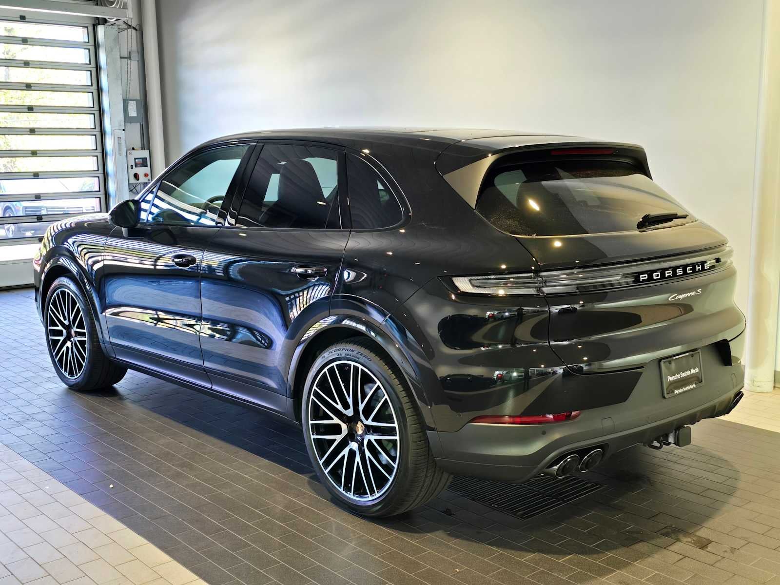 2026 Porsche Cayenne — rear three-quarter view