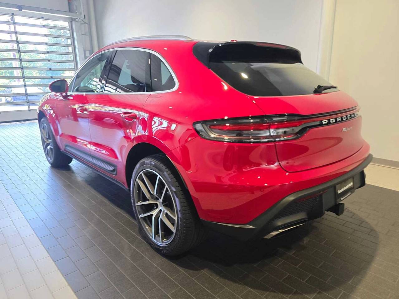 2026 Porsche Macan Macan in Carmine Red — front three-quarter view
